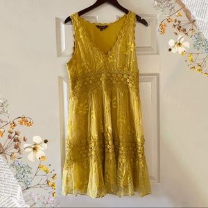 Anthropologie Ranna Gill Veronica Lace Midi Dress